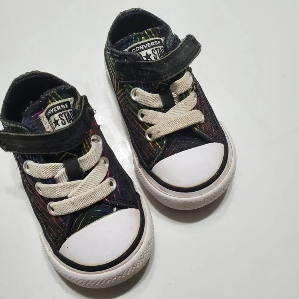 Converse Chuck Taylor All Star Unisex Baby Sneakers‎ Black 765399F Lace Up 4M
